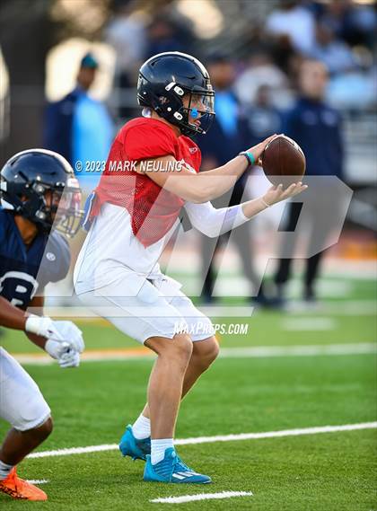 Thumbnail 2 in Bellarmine College Prep vs. Sacred Heart Prep (Scrimmage) photogallery.
