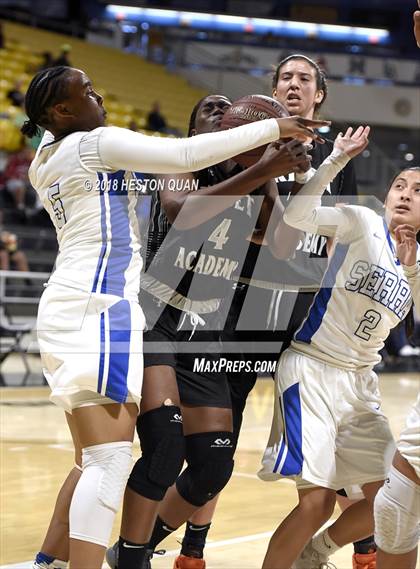 Thumbnail 1 in Ribet Academy vs Serra (CIF Southern Regional D1 Final) photogallery.