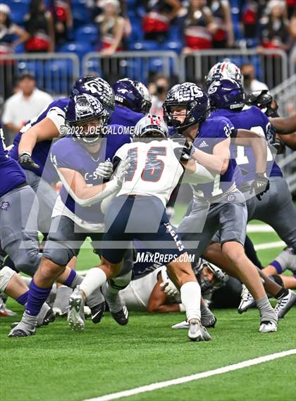 Thumbnail 2 in Corpus Christi Veterans Memorial vs College Station (UIL 5A Regional Semifinal) photogallery.