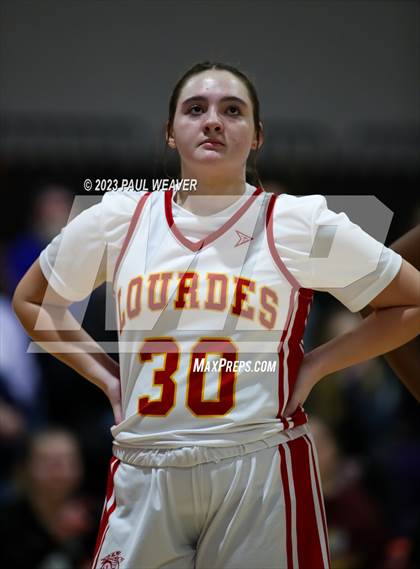Thumbnail 2 in Neumann Regional Academy vs. Our Lady of Lourdes Regional (PIAA District IV 1A Semi-final) photogallery.