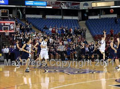 Thumbnail 2 in Vacaville Christian vs. Bradshaw Christian (CIF SJS D5 Final) photogallery.
