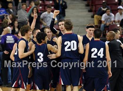 Thumbnail 3 in Vacaville Christian vs. Bradshaw Christian (CIF SJS D5 Final) photogallery.