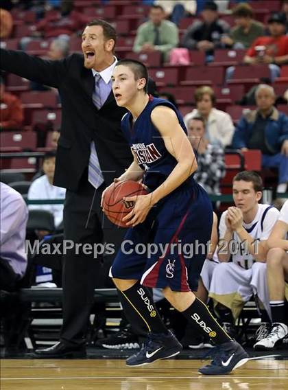 Thumbnail 1 in Vacaville Christian vs. Bradshaw Christian (CIF SJS D5 Final) photogallery.
