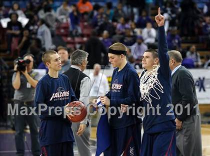 Thumbnail 2 in Vacaville Christian vs. Bradshaw Christian (CIF SJS D5 Final) photogallery.