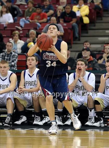 Thumbnail 1 in Vacaville Christian vs. Bradshaw Christian (CIF SJS D5 Final) photogallery.