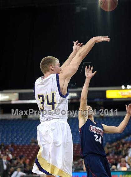 Thumbnail 2 in Vacaville Christian vs. Bradshaw Christian (CIF SJS D5 Final) photogallery.