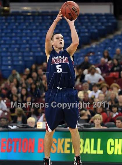 Thumbnail 3 in Vacaville Christian vs. Bradshaw Christian (CIF SJS D5 Final) photogallery.
