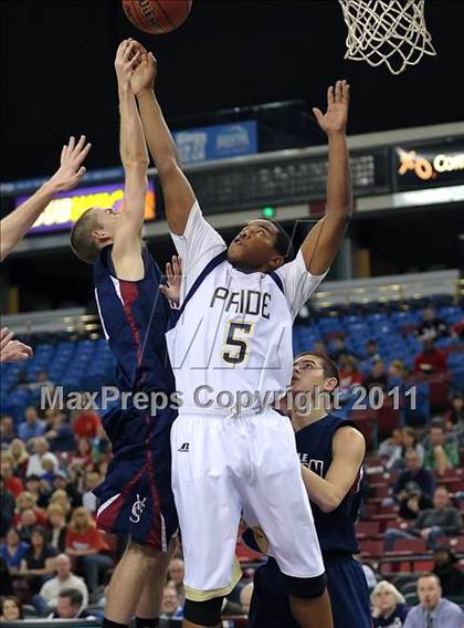Thumbnail 1 in Vacaville Christian vs. Bradshaw Christian (CIF SJS D5 Final) photogallery.