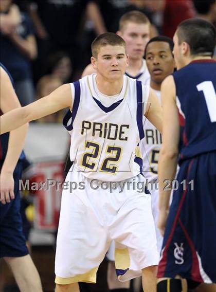 Thumbnail 3 in Vacaville Christian vs. Bradshaw Christian (CIF SJS D5 Final) photogallery.