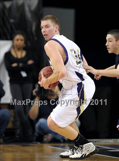 Thumbnail 3 in Vacaville Christian vs. Bradshaw Christian (CIF SJS D5 Final) photogallery.