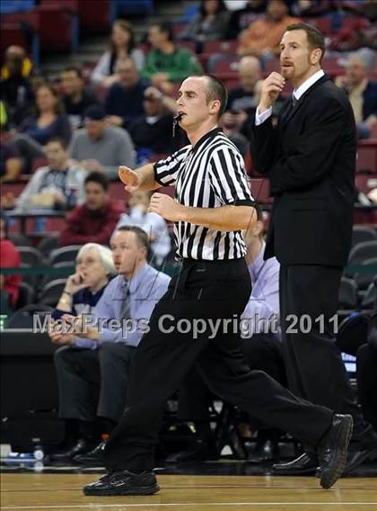 Thumbnail 3 in Vacaville Christian vs. Bradshaw Christian (CIF SJS D5 Final) photogallery.