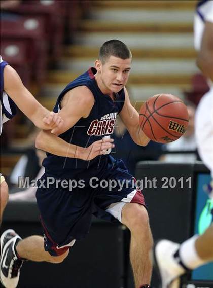 Thumbnail 2 in Vacaville Christian vs. Bradshaw Christian (CIF SJS D5 Final) photogallery.