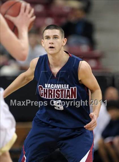 Thumbnail 1 in Vacaville Christian vs. Bradshaw Christian (CIF SJS D5 Final) photogallery.