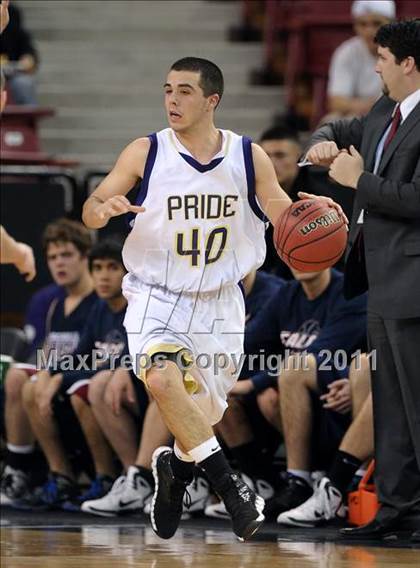 Thumbnail 2 in Vacaville Christian vs. Bradshaw Christian (CIF SJS D5 Final) photogallery.