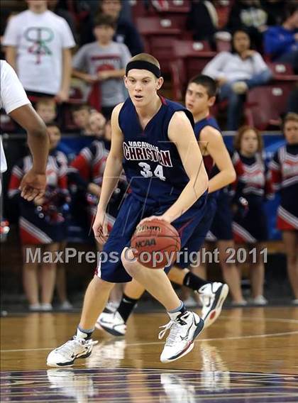 Thumbnail 1 in Vacaville Christian vs. Bradshaw Christian (CIF SJS D5 Final) photogallery.