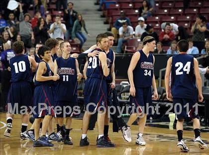 Thumbnail 1 in Vacaville Christian vs. Bradshaw Christian (CIF SJS D5 Final) photogallery.