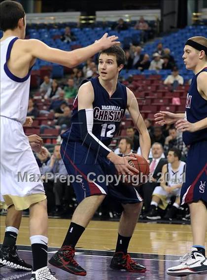 Thumbnail 3 in Vacaville Christian vs. Bradshaw Christian (CIF SJS D5 Final) photogallery.