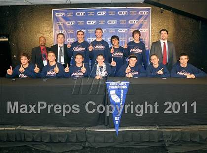 Thumbnail 2 in Vacaville Christian vs. Bradshaw Christian (CIF SJS D5 Final) photogallery.