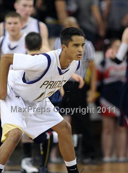 Thumbnail 1 in Vacaville Christian vs. Bradshaw Christian (CIF SJS D5 Final) photogallery.