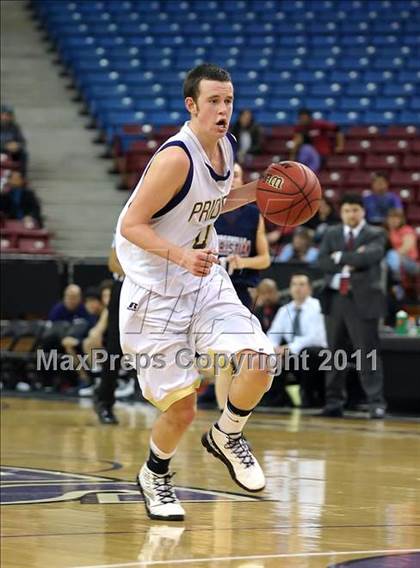 Thumbnail 3 in Vacaville Christian vs. Bradshaw Christian (CIF SJS D5 Final) photogallery.