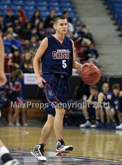 Thumbnail 3 in Vacaville Christian vs. Bradshaw Christian (CIF SJS D5 Final) photogallery.