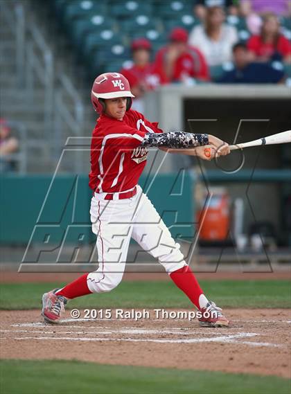 Thumbnail 2 in Woodland Christian vs. Bradshaw Christian (@ Raley Field) photogallery.