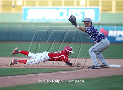 Thumbnail 1 in Woodland Christian vs. Bradshaw Christian (@ Raley Field) photogallery.