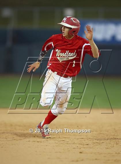 Thumbnail 3 in Woodland Christian vs. Bradshaw Christian (@ Raley Field) photogallery.