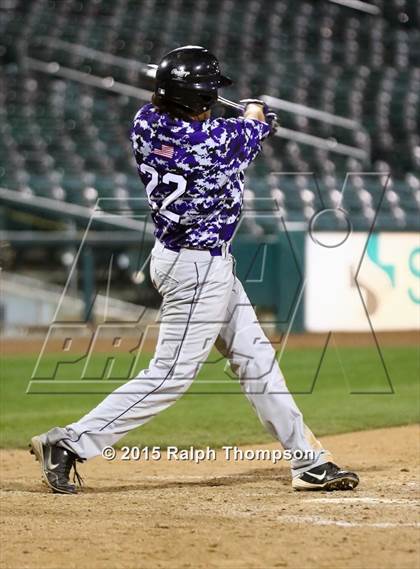 Thumbnail 2 in Woodland Christian vs. Bradshaw Christian (@ Raley Field) photogallery.