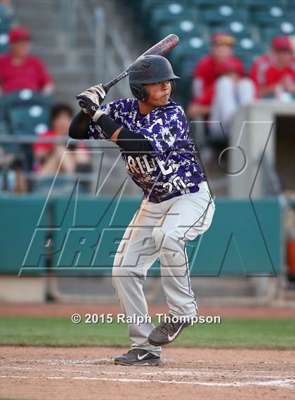 Thumbnail 2 in Woodland Christian vs. Bradshaw Christian (@ Raley Field) photogallery.