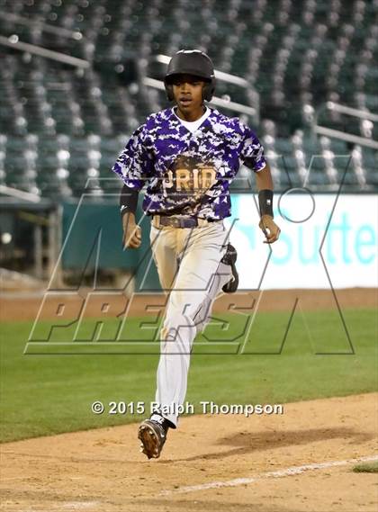 Thumbnail 2 in Woodland Christian vs. Bradshaw Christian (@ Raley Field) photogallery.