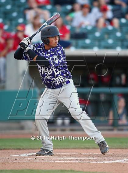 Thumbnail 1 in Woodland Christian vs. Bradshaw Christian (@ Raley Field) photogallery.