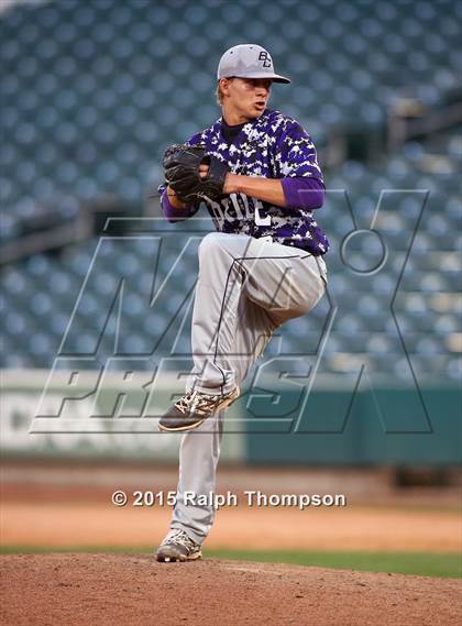 Thumbnail 2 in Woodland Christian vs. Bradshaw Christian (@ Raley Field) photogallery.