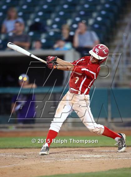 Thumbnail 2 in Woodland Christian vs. Bradshaw Christian (@ Raley Field) photogallery.