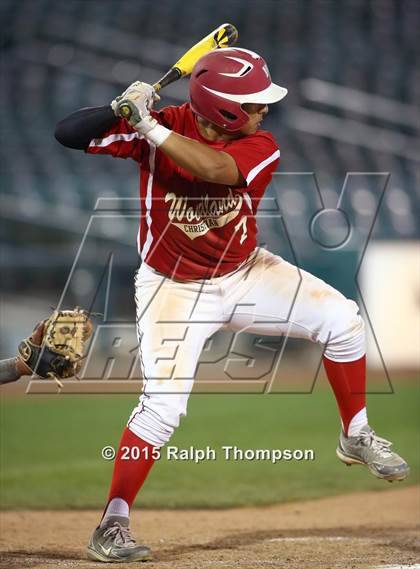 Thumbnail 3 in Woodland Christian vs. Bradshaw Christian (@ Raley Field) photogallery.