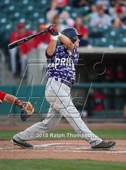 Thumbnail 3 in Woodland Christian vs. Bradshaw Christian (@ Raley Field) photogallery.