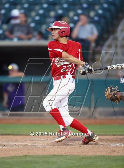 Thumbnail 3 in Woodland Christian vs. Bradshaw Christian (@ Raley Field) photogallery.