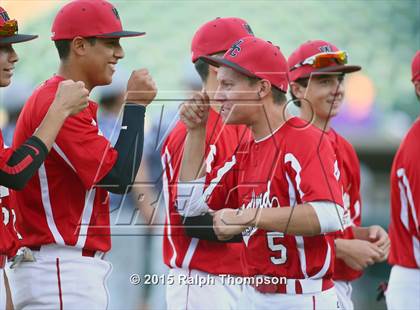 Thumbnail 2 in Woodland Christian vs. Bradshaw Christian (@ Raley Field) photogallery.