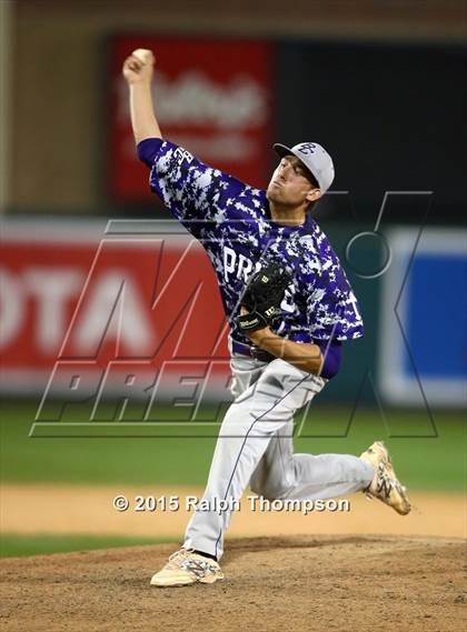 Thumbnail 1 in Woodland Christian vs. Bradshaw Christian (@ Raley Field) photogallery.
