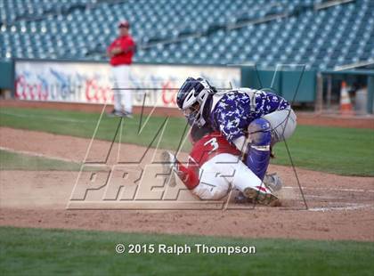 Thumbnail 3 in Woodland Christian vs. Bradshaw Christian (@ Raley Field) photogallery.