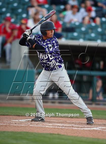 Thumbnail 2 in Woodland Christian vs. Bradshaw Christian (@ Raley Field) photogallery.