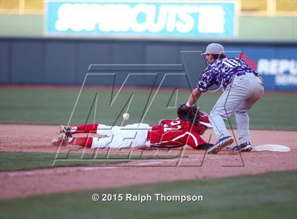Thumbnail 3 in Woodland Christian vs. Bradshaw Christian (@ Raley Field) photogallery.