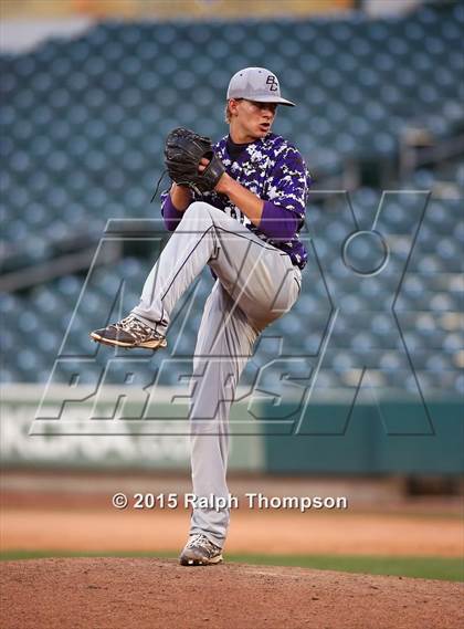 Thumbnail 1 in Woodland Christian vs. Bradshaw Christian (@ Raley Field) photogallery.