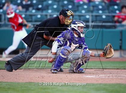 Thumbnail 2 in Woodland Christian vs. Bradshaw Christian (@ Raley Field) photogallery.