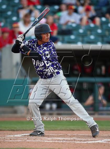 Thumbnail 2 in Woodland Christian vs. Bradshaw Christian (@ Raley Field) photogallery.