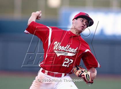 Thumbnail 3 in Woodland Christian vs. Bradshaw Christian (@ Raley Field) photogallery.