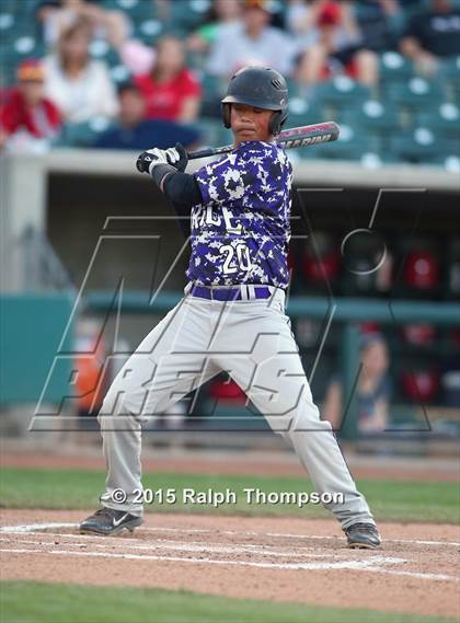 Thumbnail 3 in Woodland Christian vs. Bradshaw Christian (@ Raley Field) photogallery.