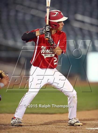 Thumbnail 1 in Woodland Christian vs. Bradshaw Christian (@ Raley Field) photogallery.