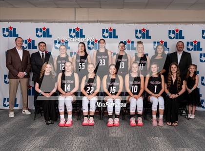 Thumbnail 1 in Farwell vs. Martins Mill (UIL 2A Basketball Division II Final Medal Ceremony) photogallery.