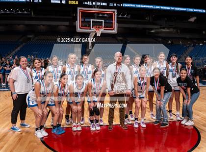 Thumbnail 1 in Farwell vs. Martins Mill (UIL 2A Basketball Division II Final Medal Ceremony) photogallery.